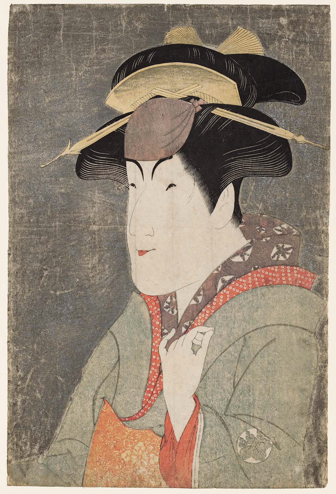 Nakayama Tomisaburō I as Miyagino — Tōshūsai Sharaku